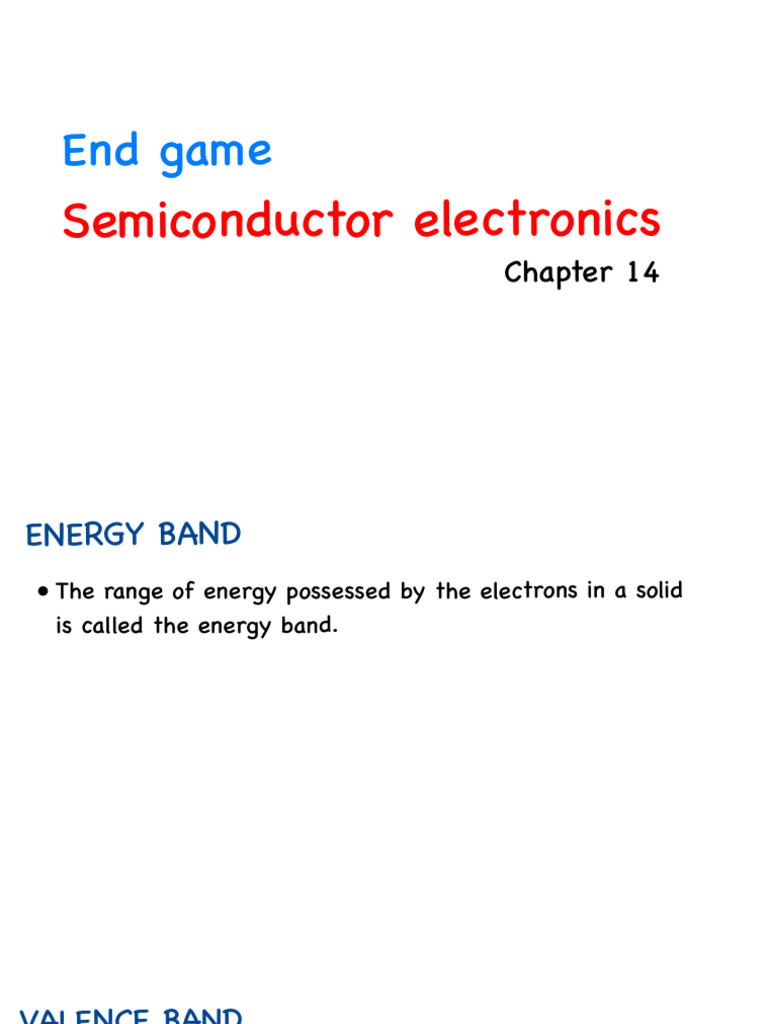 Semiconductor Electronics | PDF | Rectifier | Semiconductors