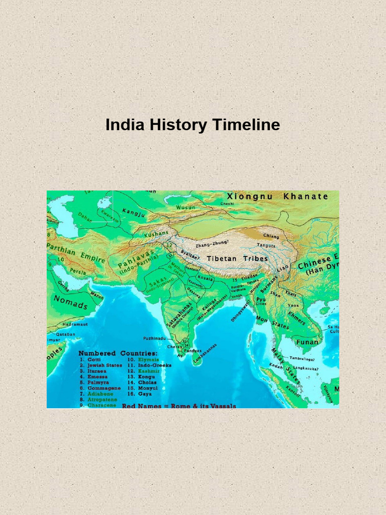 India Historical Timeline Overview | PDF | Indian National Congress