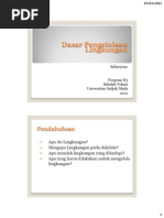 Download Dasar Pengelolaan Lingkungan by torharrimba SN85293627 doc pdf