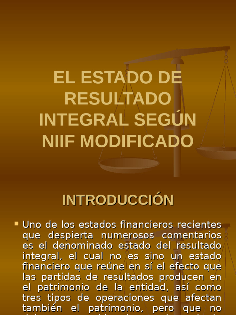 Resultado Integral-Caballero | PDF | normas internacionales de ...