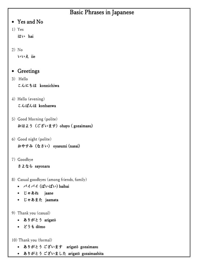 Greetings and Hellos | PDF