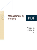 Management by Projects