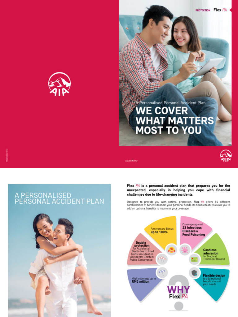 AIA Flex PA: Personal Accident Coverage | PDF | Insurance | Hiv/Aids