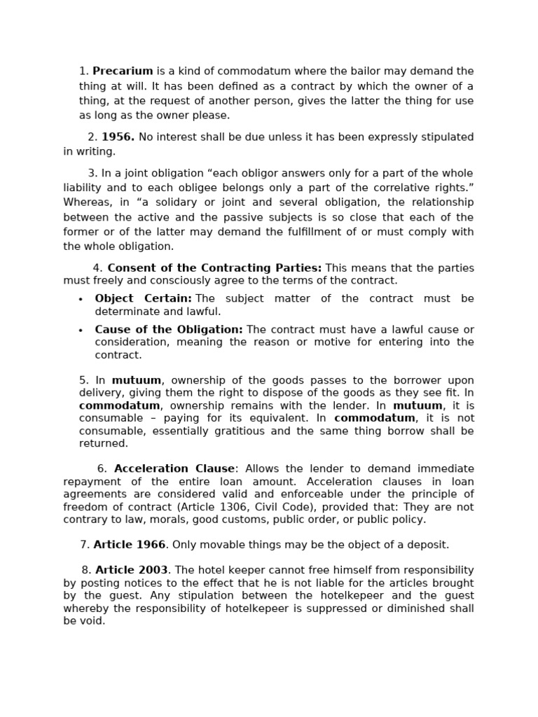 Key Legal Concepts in Contracts and Insolvency | PDF | Surety | Guarantee