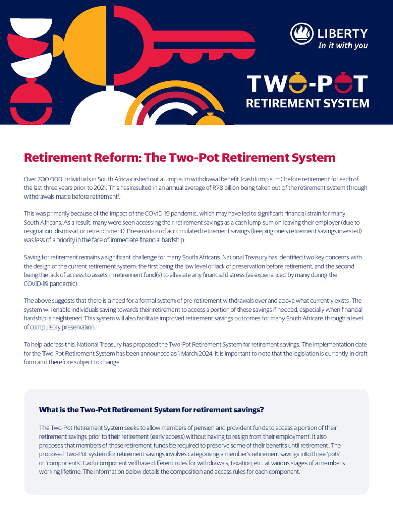 Two Pot Retirement Savings Employer 28 September | PDF | Pension ...