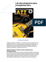 Guitarra de Jazz Progresivo para Principiantes Libro - Averigüe Por Qué Me Encanta!