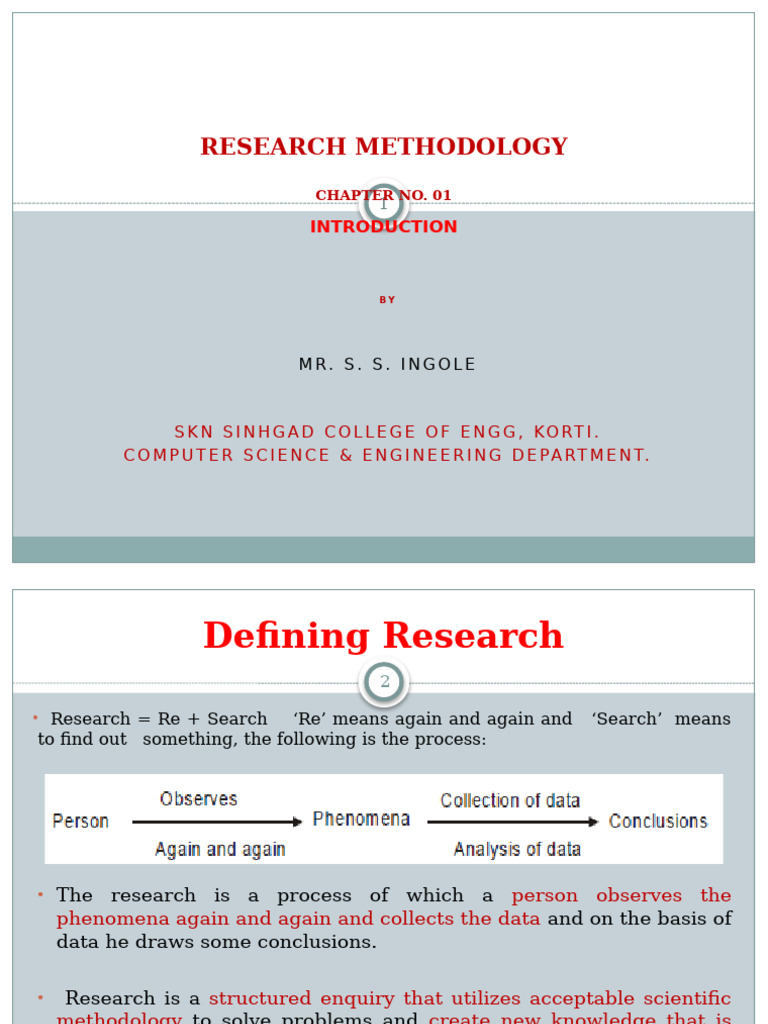 Research Methodology Overview | PDF | Sampling (Statistics) | Hypothesis