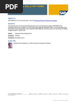 Designing SAP HR Forms Tutorial | PDF | Computer Programming | Software