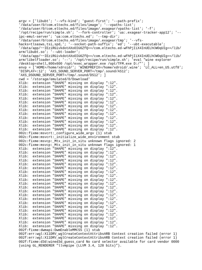 Exagear Command Line Execution Logs | PDF | Computer Engineering | Ibm ...