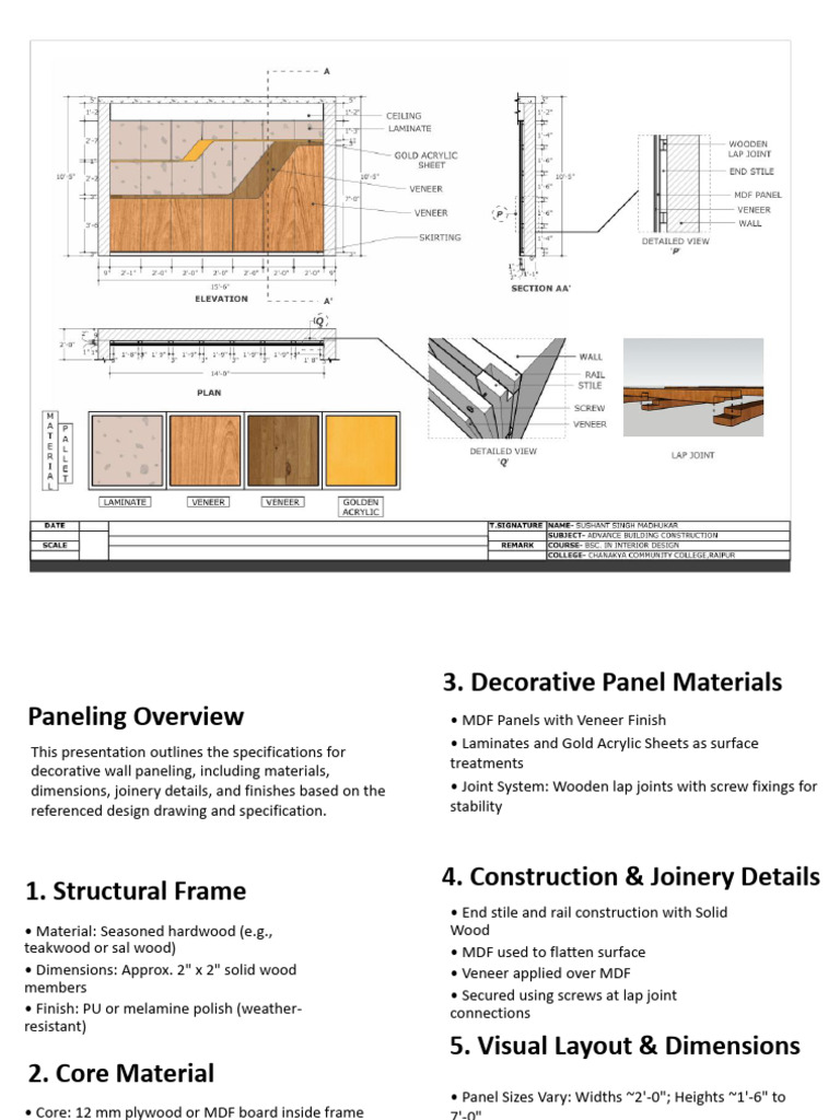 Paneling Specification | PDF