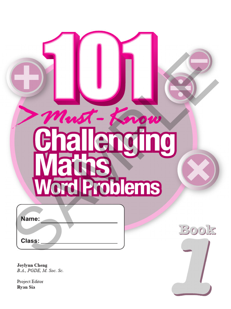 SAMPLE 101 Challenging Maths P1 | PDF