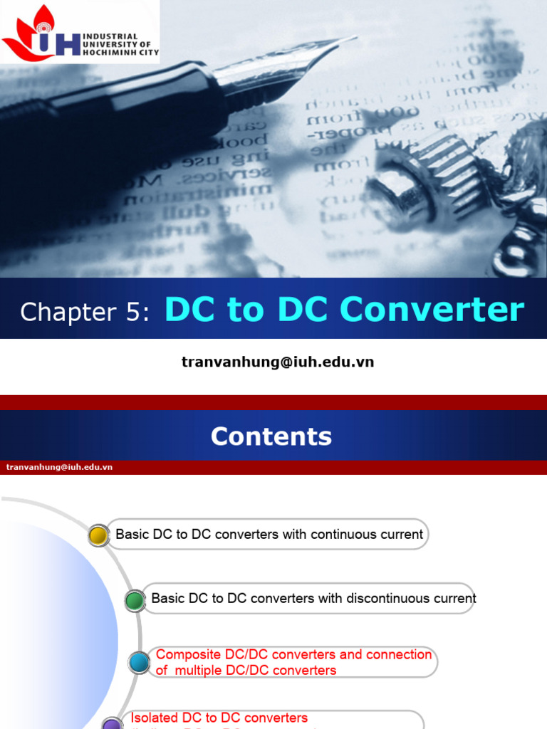 DC to DC Converter Types and Functions | PDF | Rectifier | Direct Current