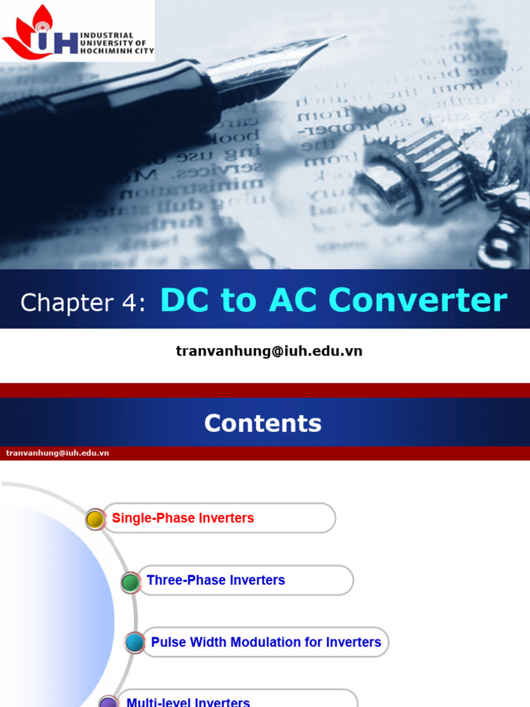 DC to AC Converter Inverter Overview | PDF | Power Inverter ...