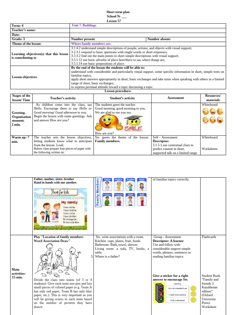 3 кл. Lesson 57, 4 ч. 2 | PDF | Learning | Human Communication