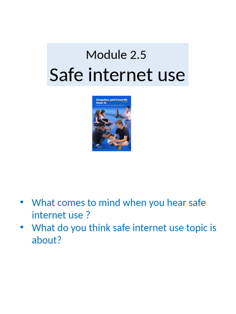 Safe Internet Use: Malware Prevention Tips | PDF | Computer Virus | Malware