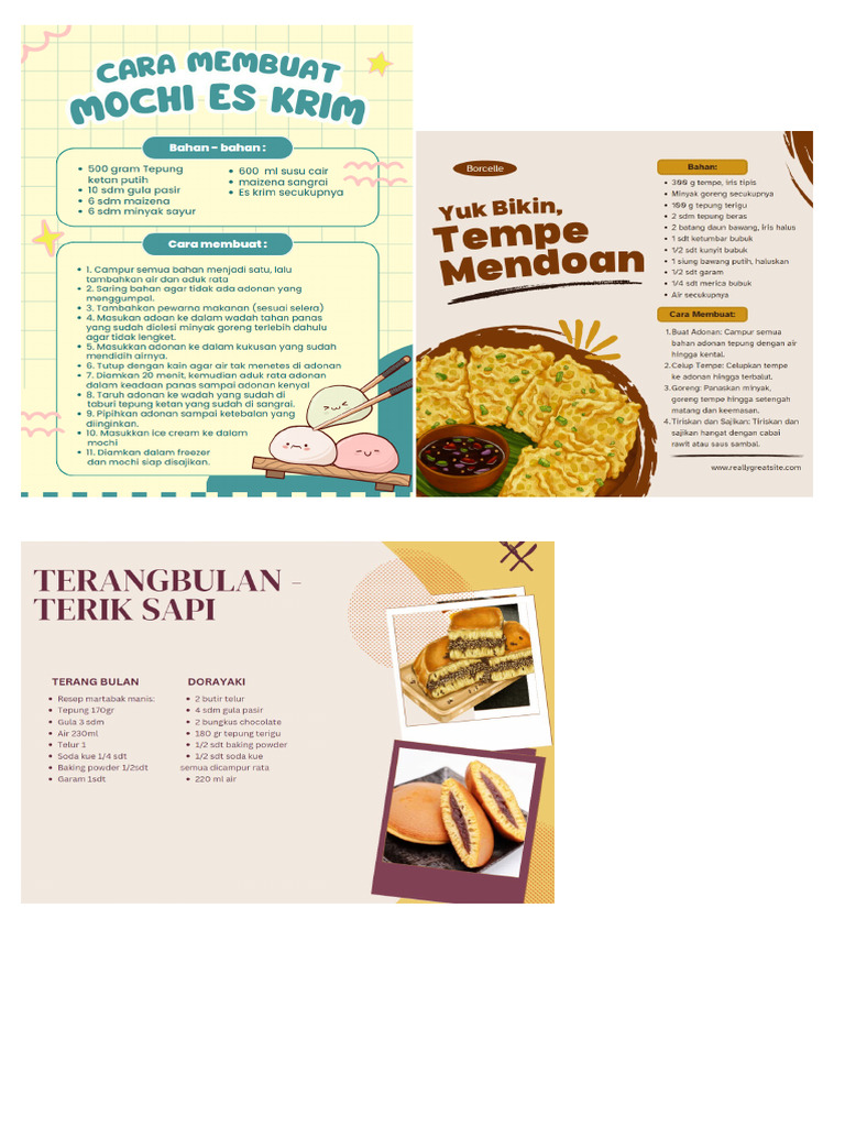 Resep Masakan | PDF