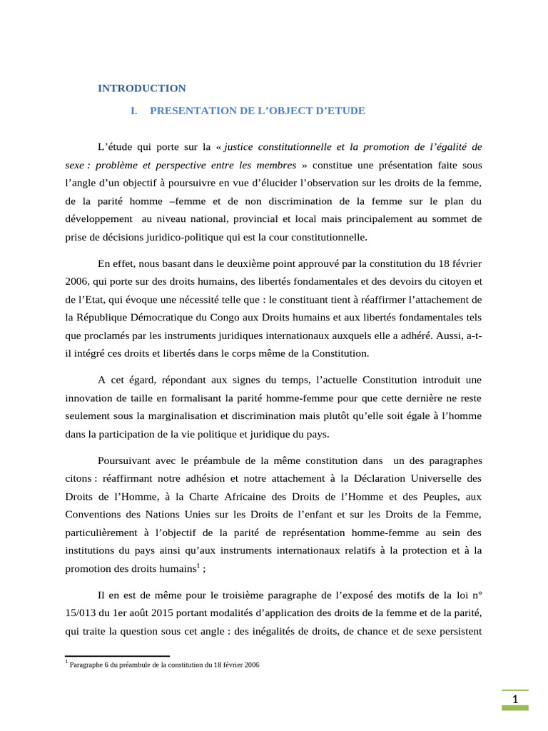 Justice constitutionnelle et égalité de sexe | PDF | Loi | Constitution