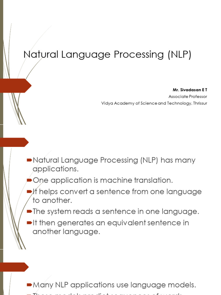 Understanding Natural Language Processing | PDF | Cognition | Learning