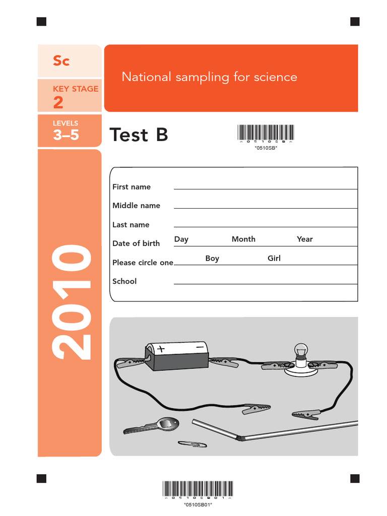 Key Stage 2 Science Test Paper | PDF | Moon | Spacecraft