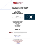 Academic Achievement of English Language Learners in Post Proposition 203 Arizona