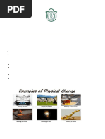 10 Examples of Physical Changes | PDF | Water | Oxide