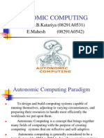 Autonomic Computing