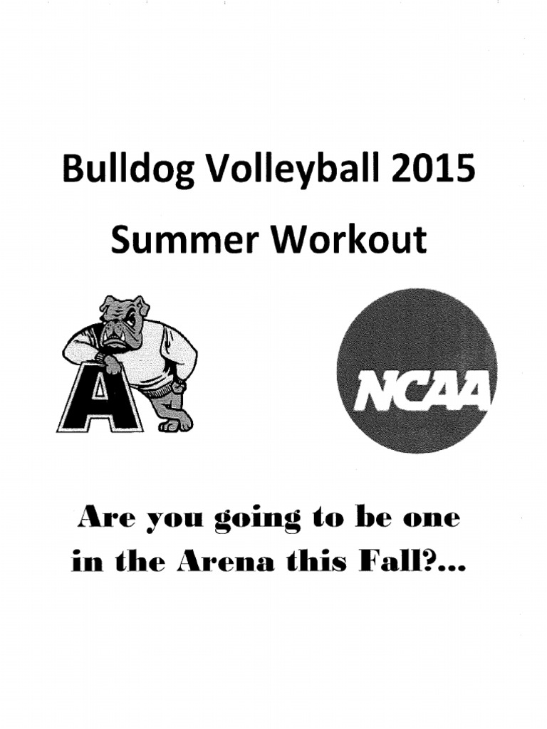 Bulldog Volleyball Strength Program 2015 | PDF