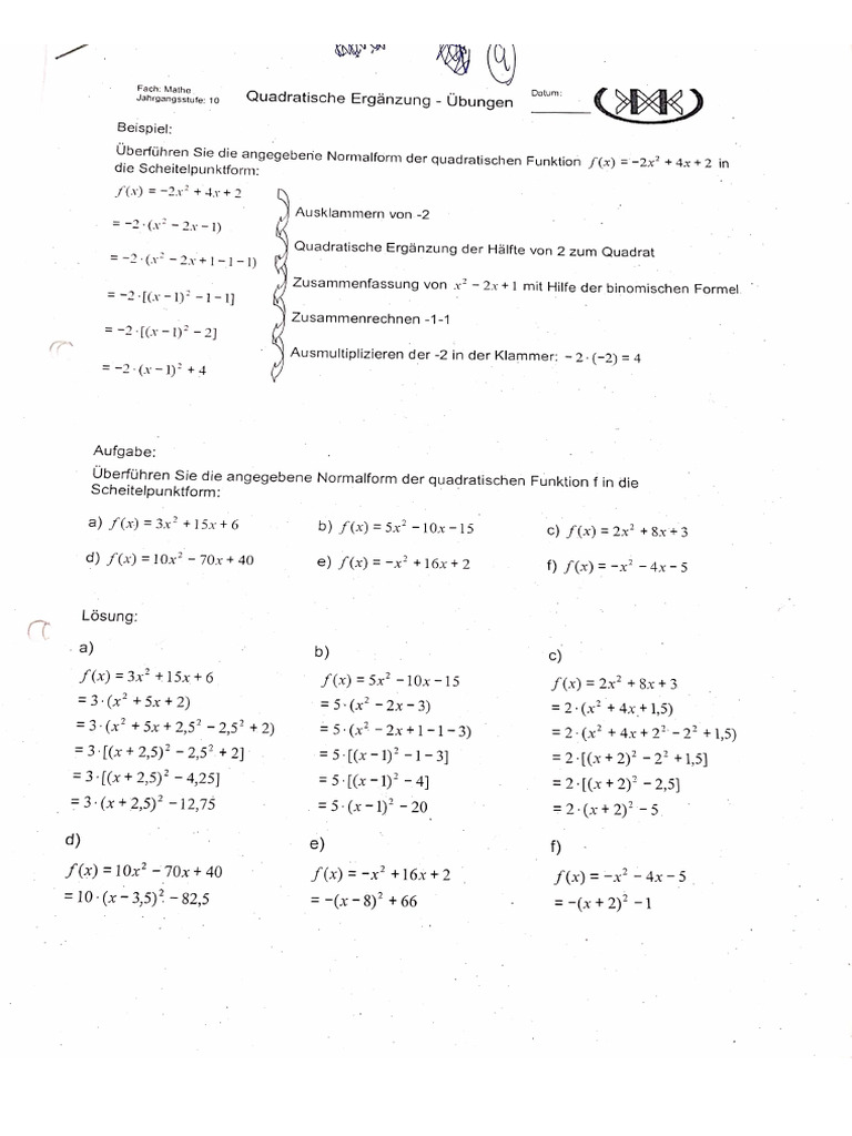 Mathe 9 | PDF