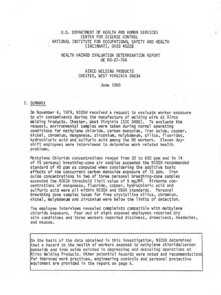 NIOSH & OSHA Standards - Standar Teknis Pengendalian Faktor Bahaya ...