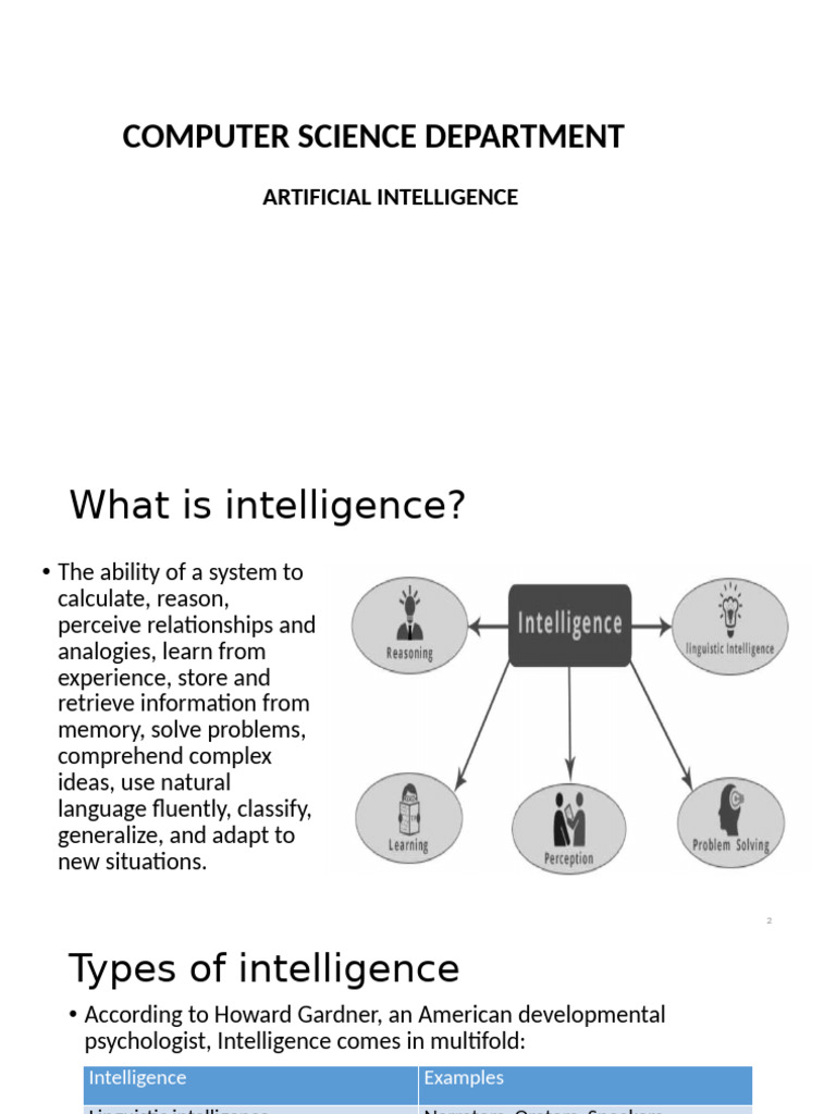 Understanding Artificial Intelligence Concepts | PDF | Artificial ...