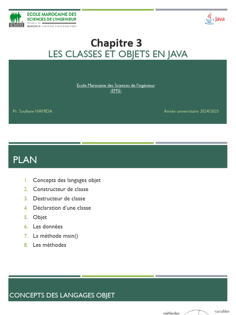 Classes et Destructeurs en Java | PDF | Classe (informatique ...