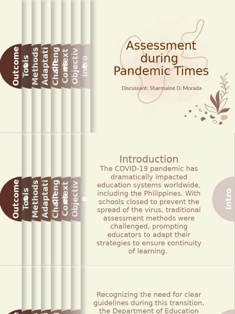 Impact of COVID-19 on Education Assessment | PDF | Distance Education ...