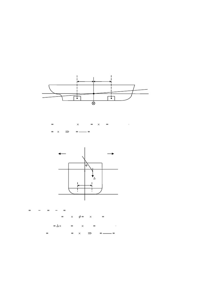 Ship Stability Calculations and Solutions | PDF | Ships | Shipping