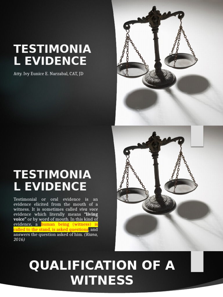 Understanding Witness Testimony Rules | PDF | Witness | Penance