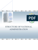 Structure of National Administration