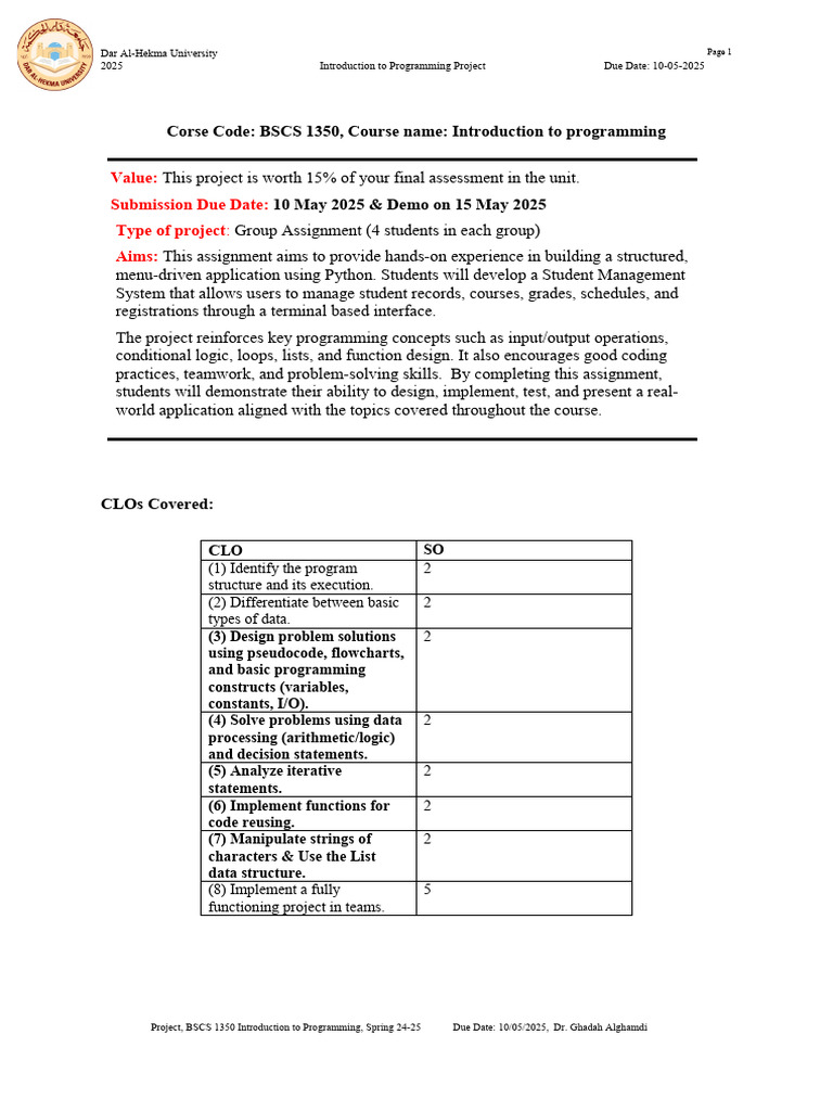 Python Student Management System Project | PDF | Menu (Computing) | Menu