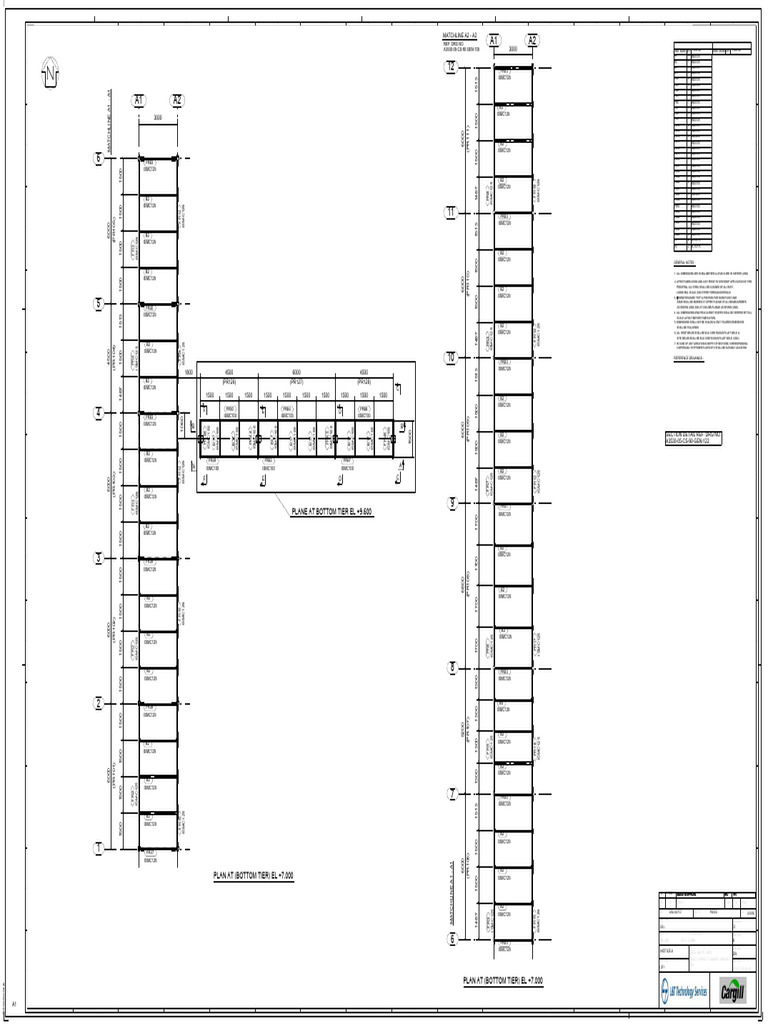 Tekla Structures GA Drawing for Cargill Project | PDF | Steel ...