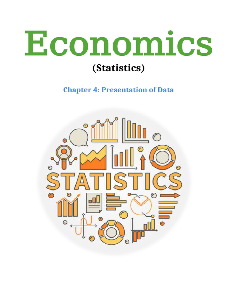 Data Presentation in Economics: Tables & Graphs | PDF | Histogram