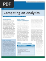 Competing On Analytics