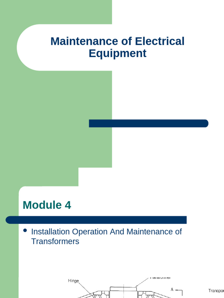 Transformer Maintenance Essentials | PDF | Transformer | Insulator ...