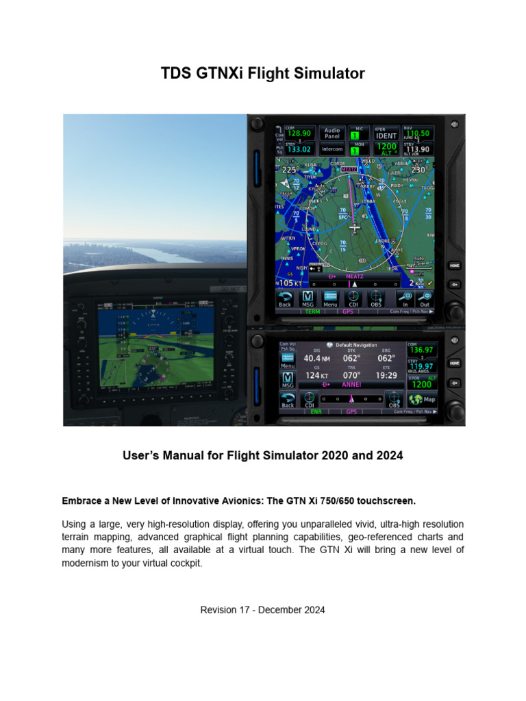TDSGTNXi Flight Sim Manual | PDF | Antivirus Software | Login