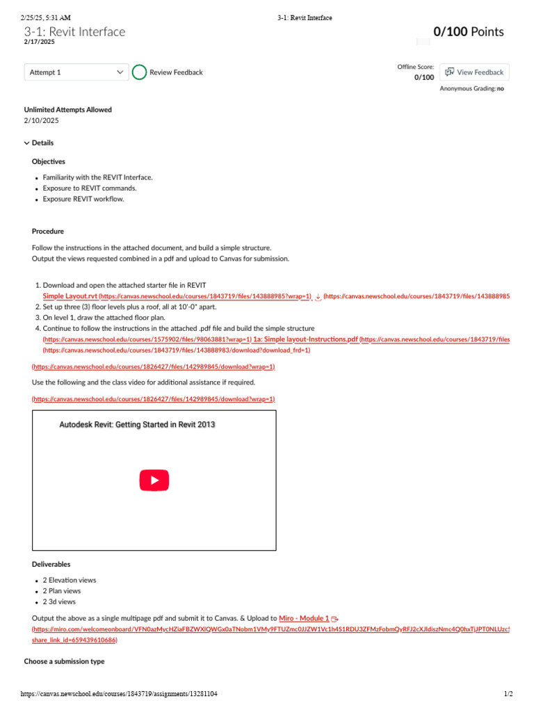 3-1_ Revit Interface | PDF | Autodesk Revit | Computer Science