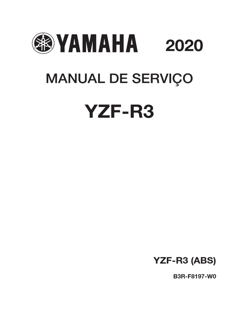 Manual de Serviço YZF-R3 2020 | PDF | Óleo de motor | Motores