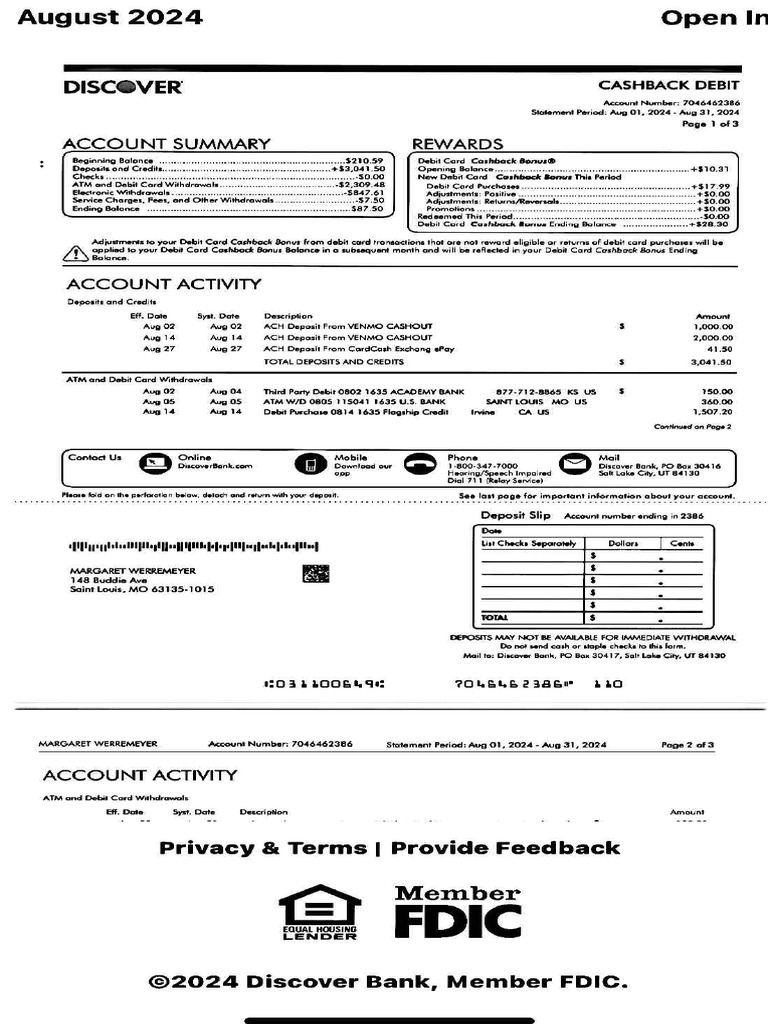 Debit Card Cashback Summa 2 | PDF
