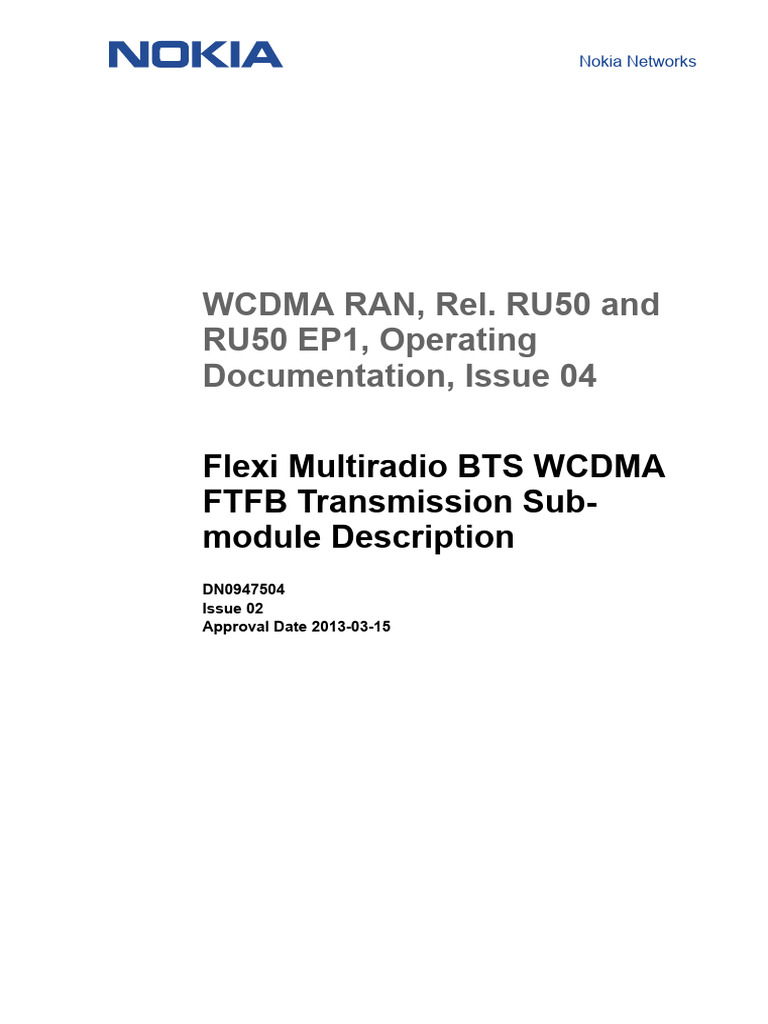 FTFB Transmission Sub-module Guide | PDF | Computer Network | Ethernet
