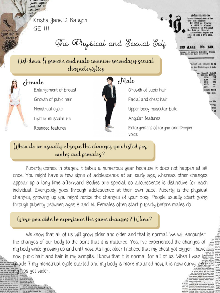 Understanding Puberty and Sexual Development | PDF | Puberty | Adolescence