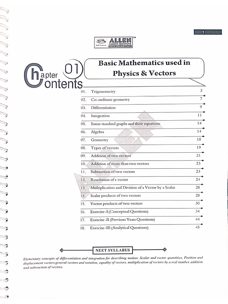ALLEN Basic Orientation | PDF