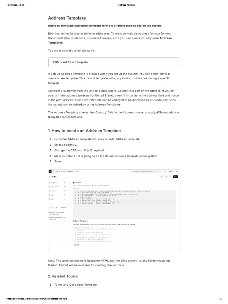 9e.address Template | PDF | Software Engineering | Computer Programming