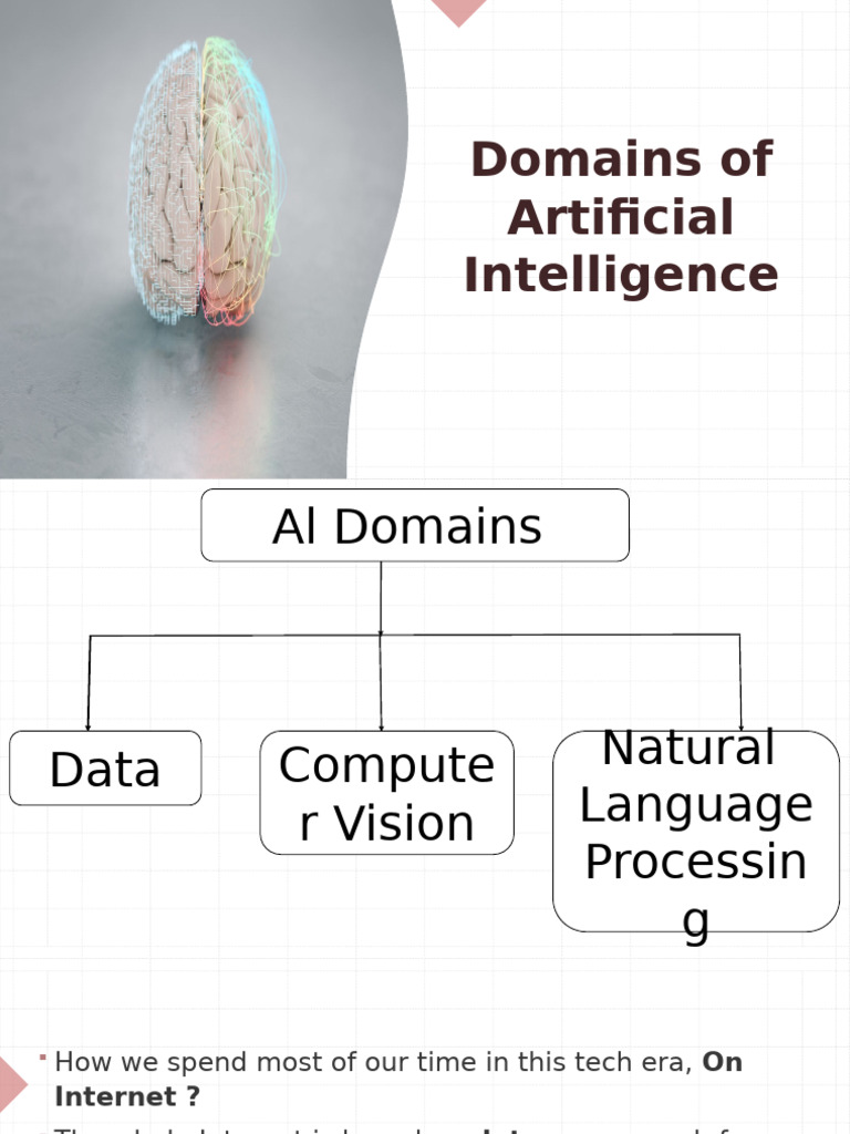 Key Domains of Artificial Intelligence | PDF | Computer Vision | Data