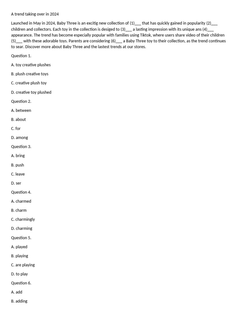 A Trend Taking Over in 2024 PDF